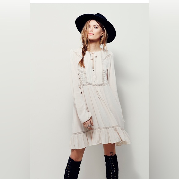 Free People Dresses & Skirts - Free People Sweet Treat Mini Shirt Dress